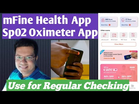 mFine App Review | Pulse oximeter app in Phone | Careplex Vitals App | mFine app