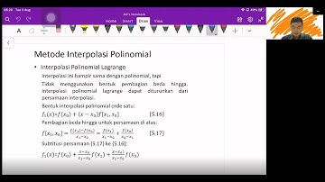 Analisa Numerik - Interpolasi Polinomial Lagrange