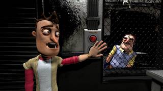NIGHT SHIFT AT NEIGHBOR'S [Hello Neighbor SFM Part 7] screenshot 3