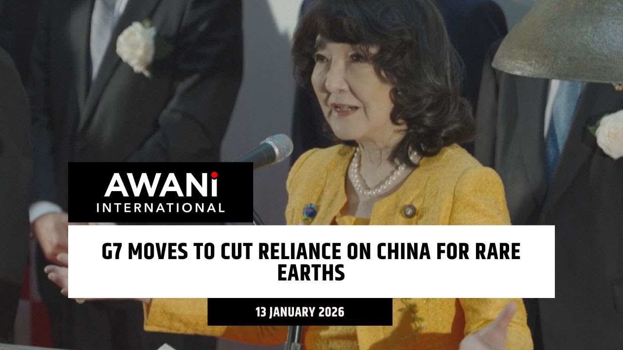 G7 moves to cut reliance on China for rare earths - YouTube