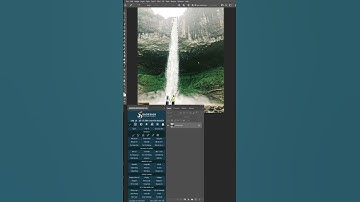 Photoshop Tutorial   Create a Waterfall Effect in Photoshop #Short #Shorts