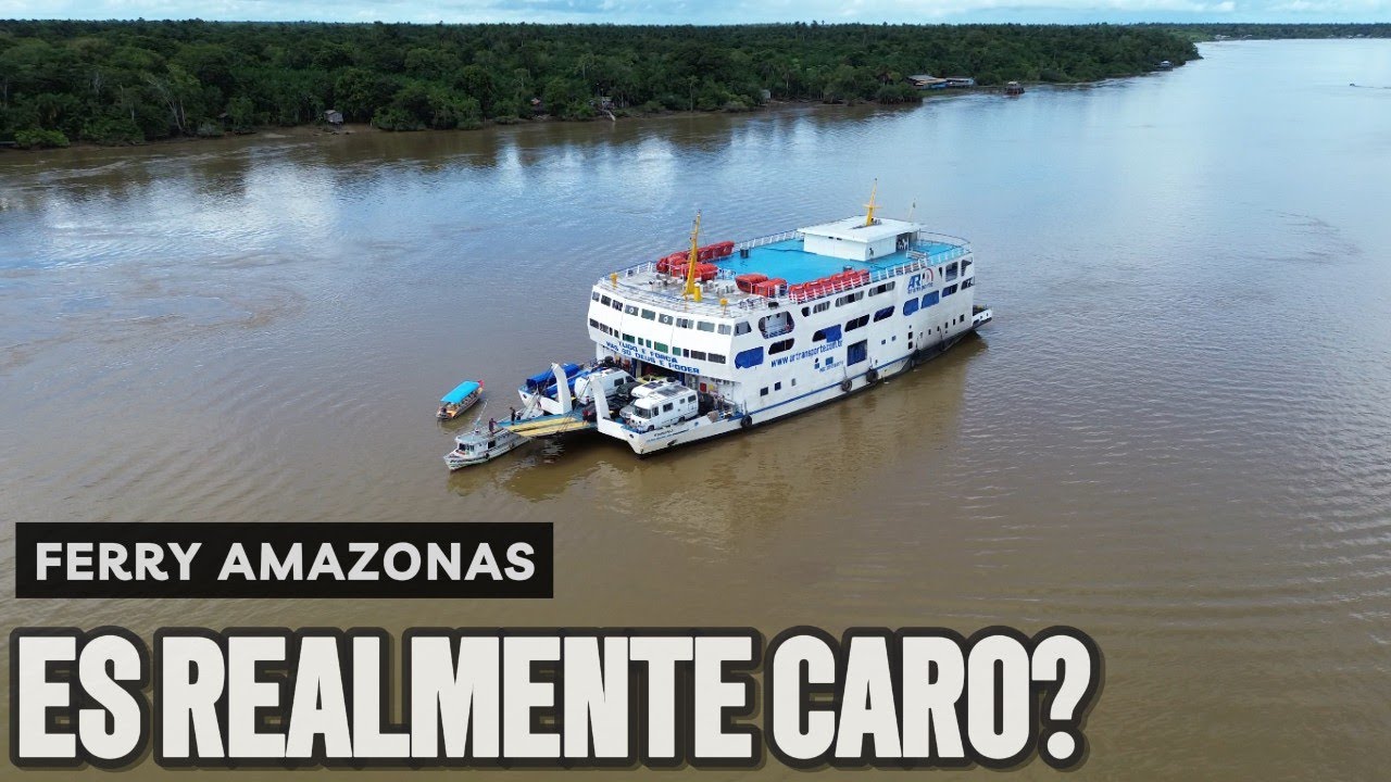 ASI es navegar el RIO AMAZONAS de MANAOS a BELEM en ferry ⛴️