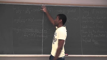Math 203 Lecture 15 - Implicit differentiation, Directional Derivatives, Gradients