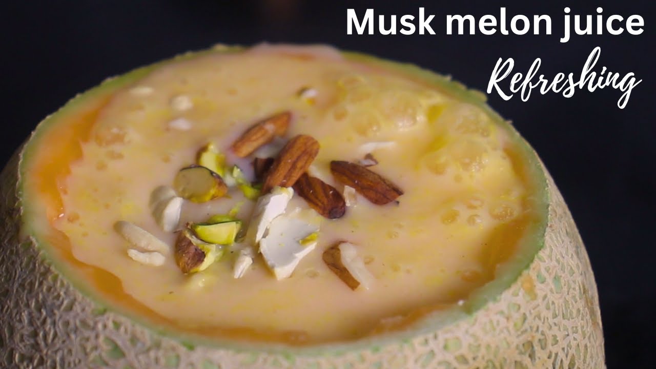 Muskmelon Juice Recipe Summer Juice Muskmelon Recipe ఖర్భుజా జ్యూస్