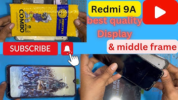 Redmi 9A Disply replacement || middle frame change || original || best quality disply || price 2023