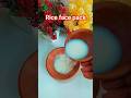 rice face pack#homemade face pack#skincare tips#korean glass skin#shorts