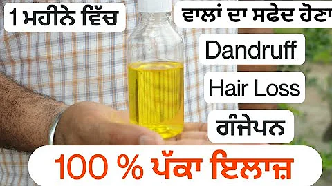 100%  -  |   | Hair Fall | Danfruff | Simple Treat...