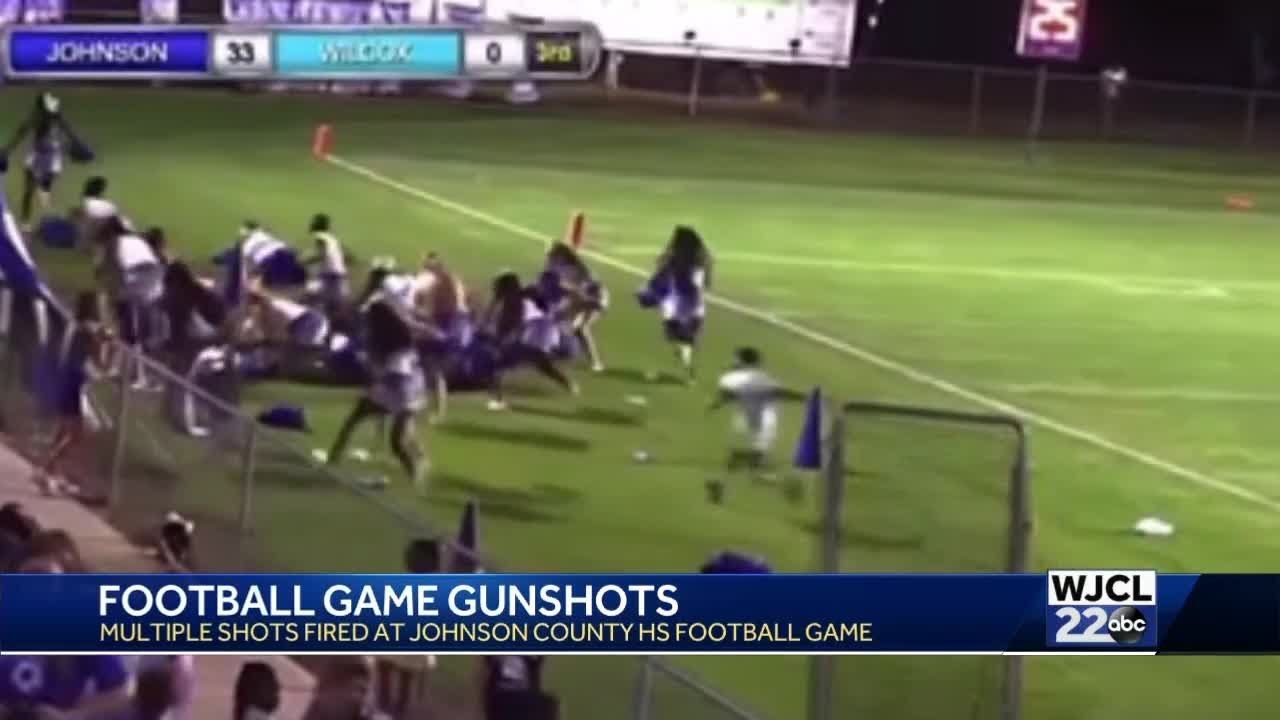Shots fired at Georgia high school football game, no one injured - YouTube