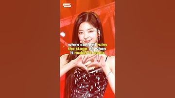 When confetti ruins the stage VS when it makes it iconic #kpop #shorts #fyp