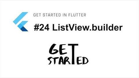 #24 Widget ListView.builder | Flutter Tutorial | Google