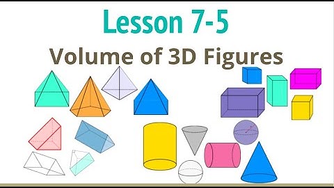 AMPS Lesson 7-5 Volume
