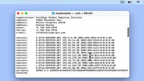 Useful macOS network terminal commands - Whois