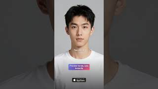 Preview trendy cuts instantly with Hairfy App 🖤 #trending #fyp #menshair #koreanhairstyle
