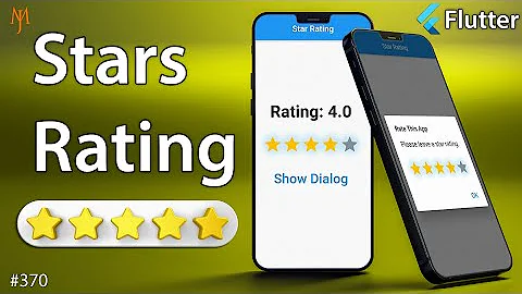 Flutter Tutorial - Stars Rating Bar | The Easy Way [2021] In App Rating Dialog