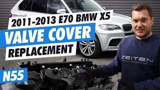 DIY E70 BMW X5 Valve Cover (gasket) Replacement N55