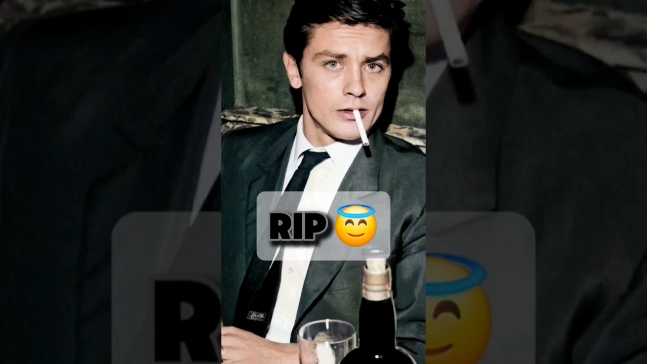 Alain Delon, the greatest french actor, dies at the age of 88 #alaindelon #anouchkadelon #brigitte