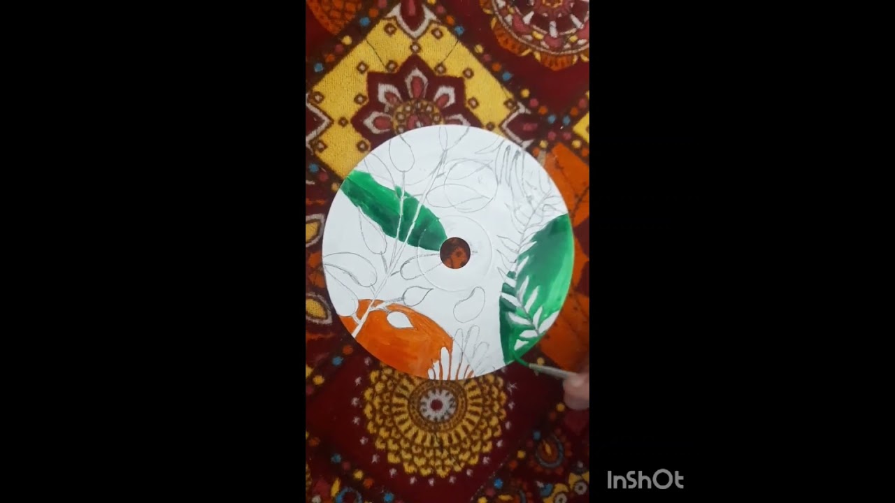 Painting on CD||For beginners||everything with Ruchika