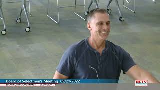 Board of Selectmen 09/21/2022