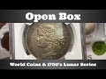 Open box  world coins  1700s lunar series