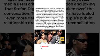 Offset says he’d take back if Cardi B apologizes, sparking reactions involving Stefon Diggs #shorts