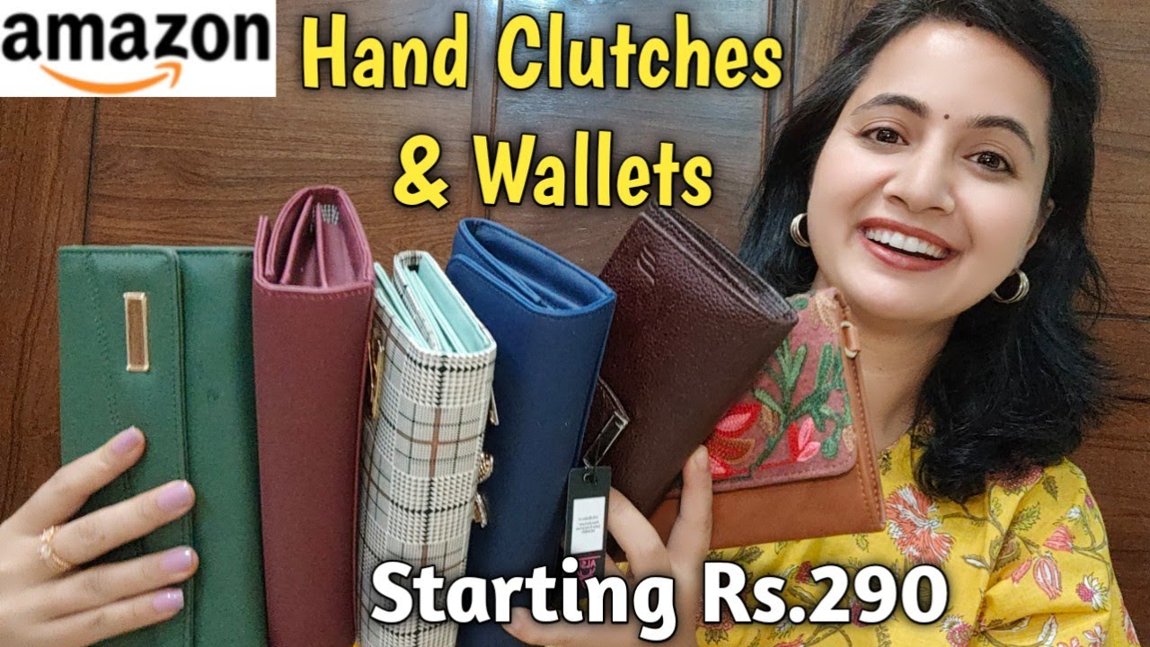 *Starting Rs. 290* Hand Clutches and Wallets From Amazon 💕 | Amazon Bags Haul | Neema's Talk