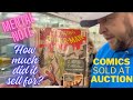 Comics sold at auction mental note