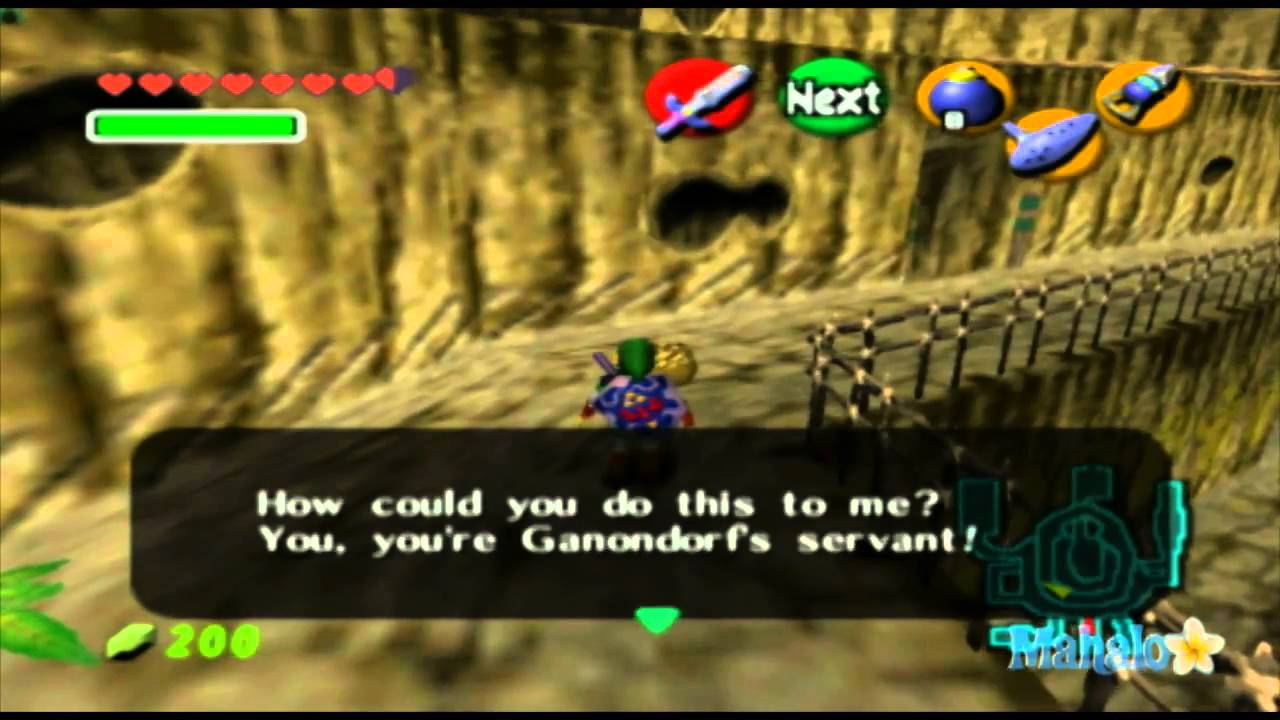Legend of Zelda Ocarina of Time Walkthrough Death Mountain Crater