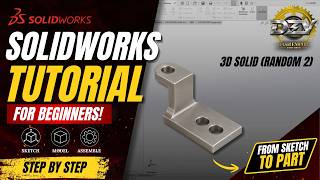 3D Solid (Random 2) | SolidWorks CADCam Practice 15 | Beginners Level | DEV - SolidWorks