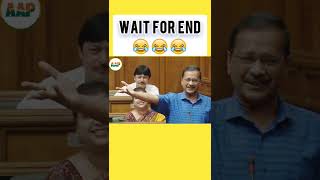 Arvind kejriwal live BJP roast 😂😅 | BJP new funny video #shorts #bjpfunny #trending #aap