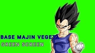 Base Majin Vegeta Green Screen
