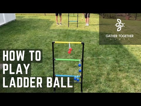 Ladder Golf Double Ladder Ball Game - Extreme Metal Edition