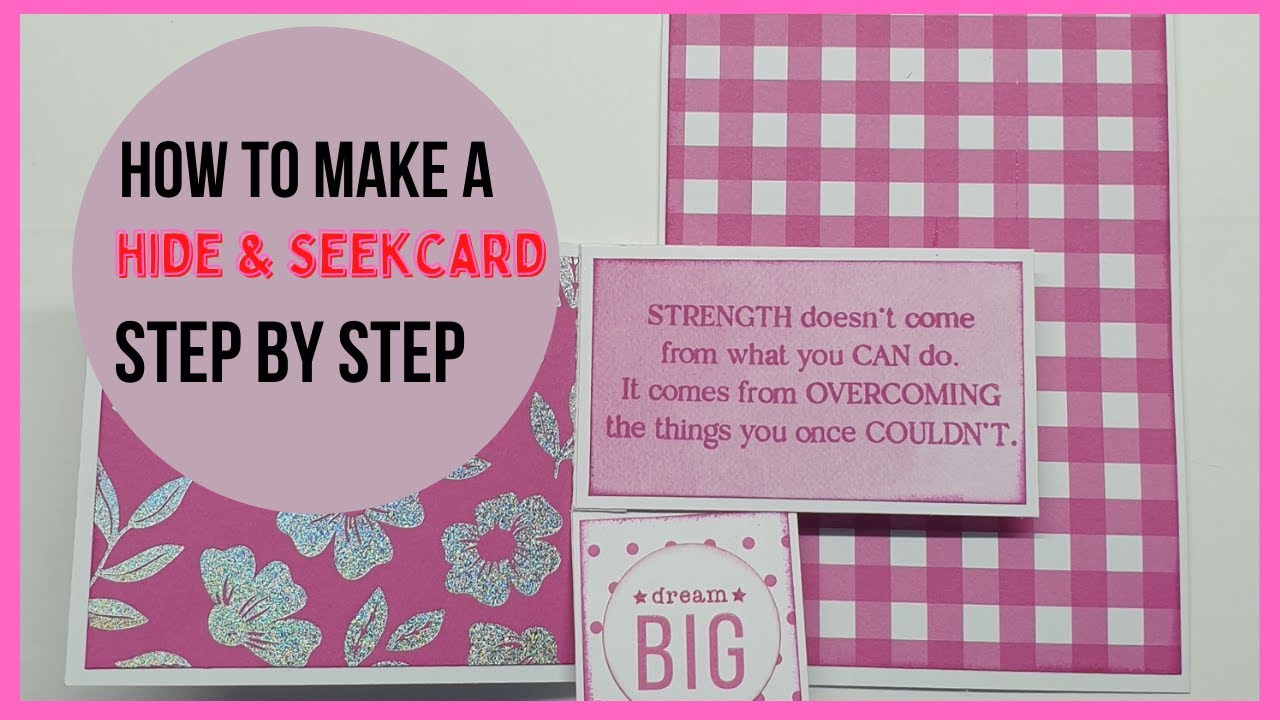 How To Make a Hide and Seek Fun Fold Card
