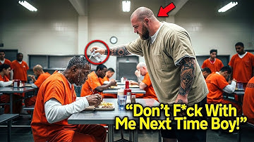 White Gang Leader Bullies New Inmate — But He Has No Idea the Man’s a Retired MMA Instructor!