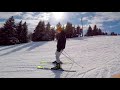 Skiing at kope  slovenia 2021