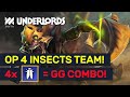 4 INSECTS ARE OP! Super Late Game Builds & Combos! | Dota Underlords