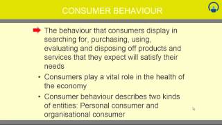 Consumer Behavior - Consumer Perception and Decision Making