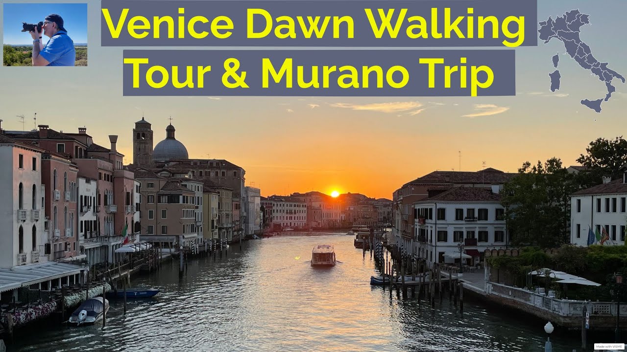 Explore Venice As The Sun Rises On This Unique Walking Tour! YouTube