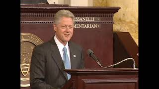 President Clintons Remarks To Arkansas State Joint Legislature 2001