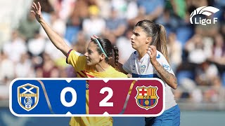 Resumen del Costa Adeje Tenerife vs FC Barcelona | Jornada 12 | Liga F