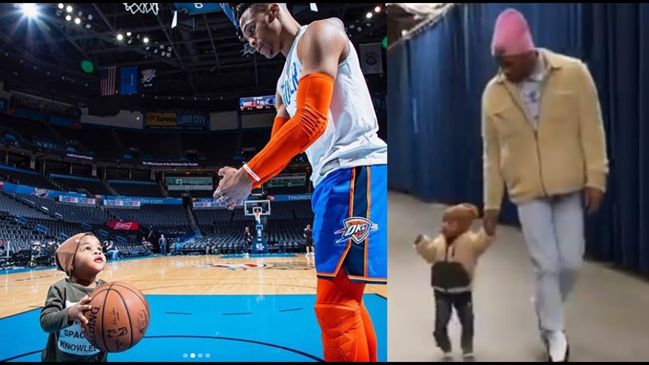 russell-westbrook-and-his-adorable-son-do-pregame-workout-show-off