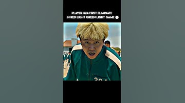 First Eliminated Player In Squid Game Season 1  🤯 #squidgame #shorts