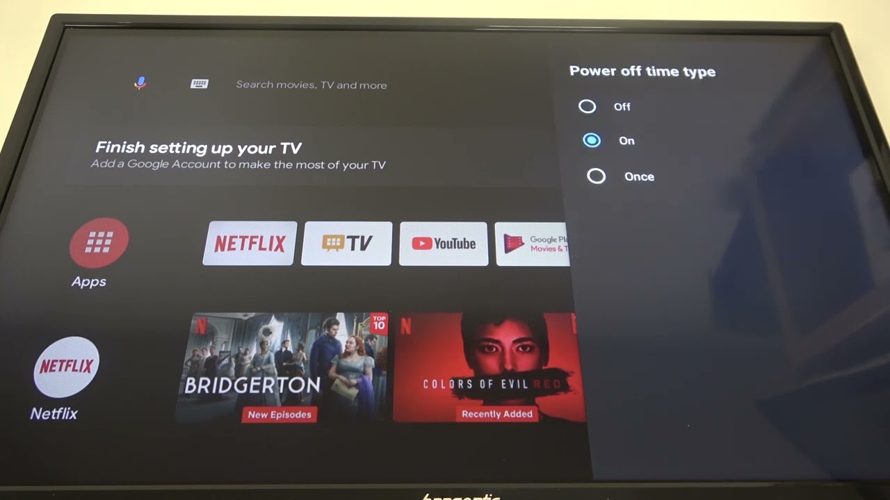 How To Enable & Disable Automatic Power Off Time In Hanseatic 32H800HDS DVB T2S2