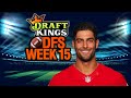 NFL DFS Picks Week 15 DraftKings (2021)