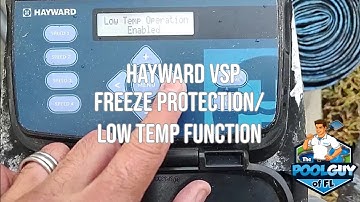 HAYWARD VSP | FREEZE PROTECTION | LOW TEMP 🏊‍♂️🥶