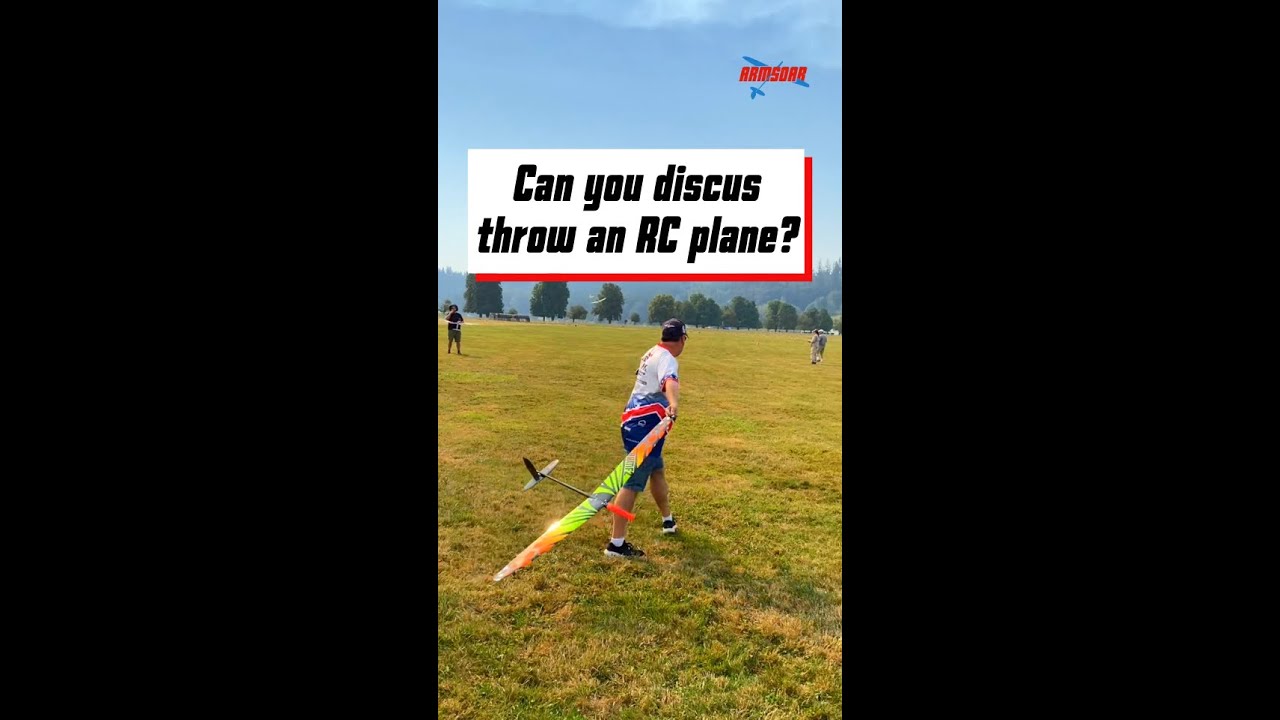 Can you discus throw an RC plane?💪🏻