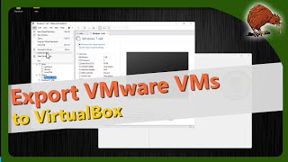 Export virtual machines from VMware to VirtualBox