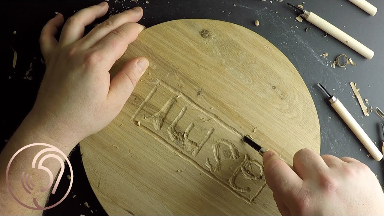 ASMR wood carving (oddly satisfying) YouTube