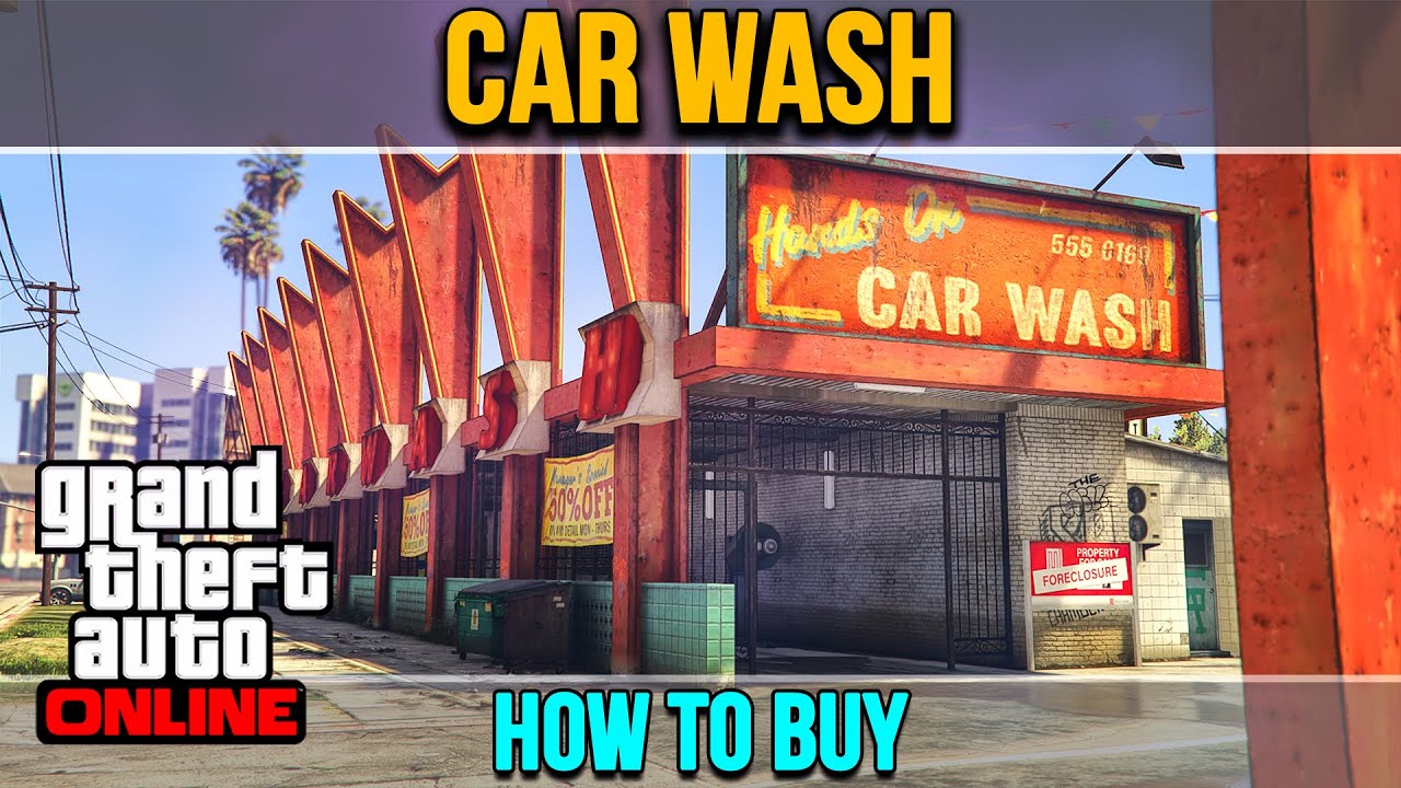 How To Buy The Car Wash In GTA 5 Money Fronts YouTube 