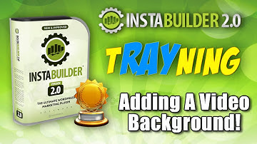 Instabuilder Training - How To Add A Video Background in Instabuilder 2