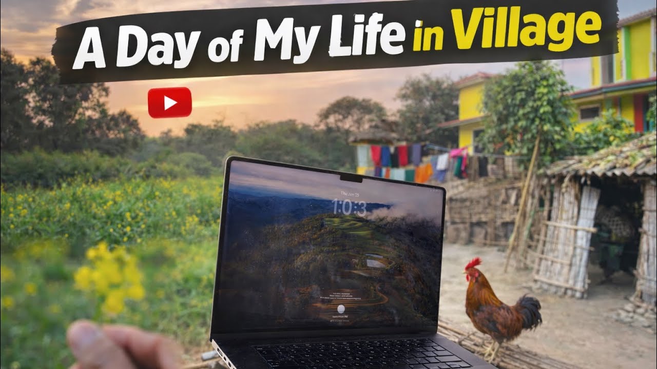  A Weekend in Village Life | Remote Software Engineer’s Off Day |A Day of Life in Village